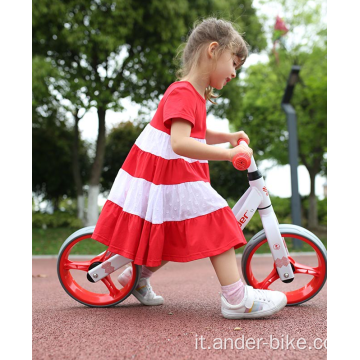 bambini senza pedali equilibrio bici da corsa auto a due ruote